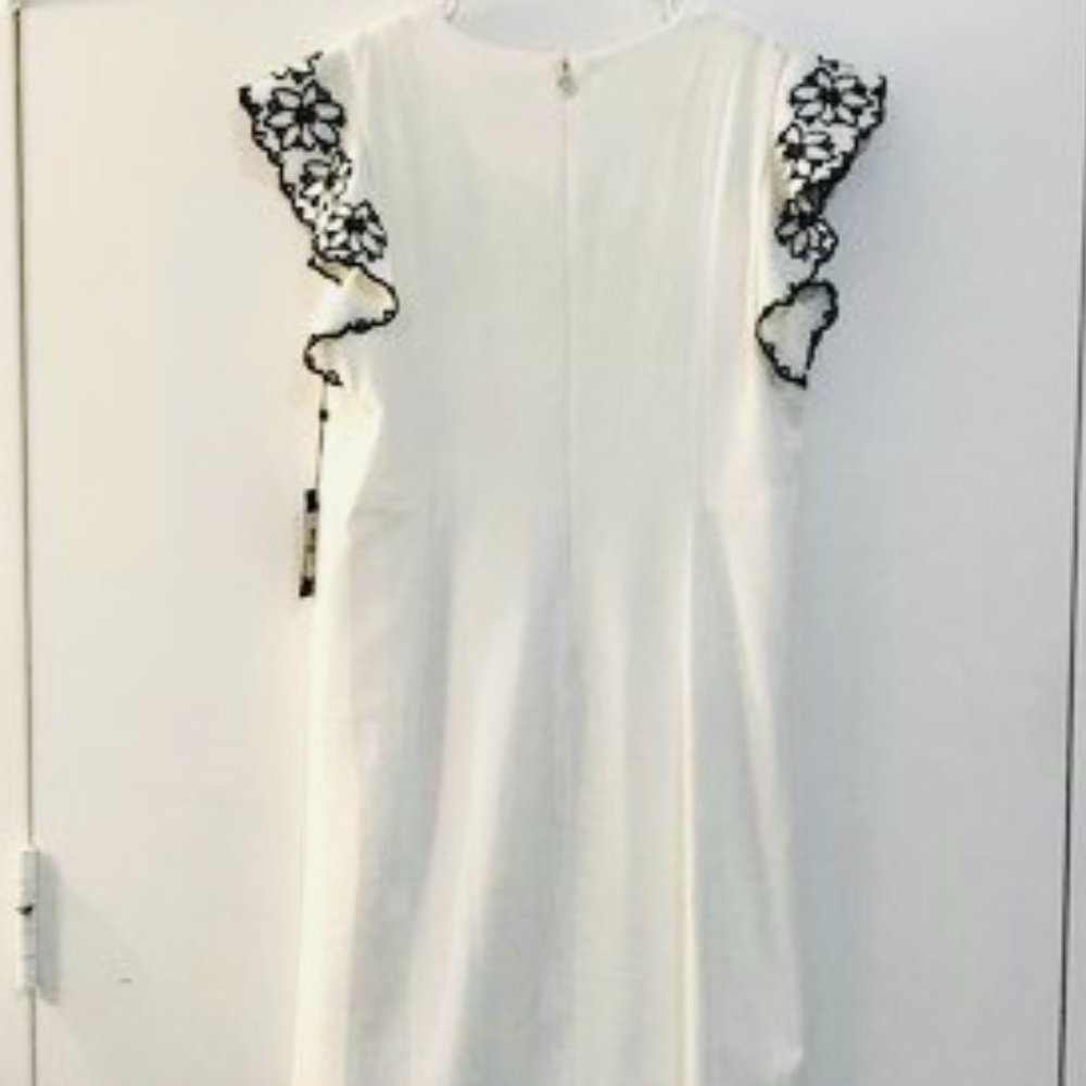 TOMMY HILFIGER Scuba Sheath Crepe Dress - Picture 3 of 8